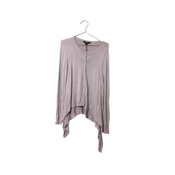 Simply Vera verawang lightweight pale purple button front cardigan - Picture 1 of 5
